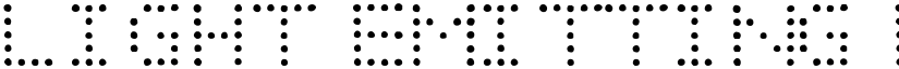 EMITTING DIODES font download