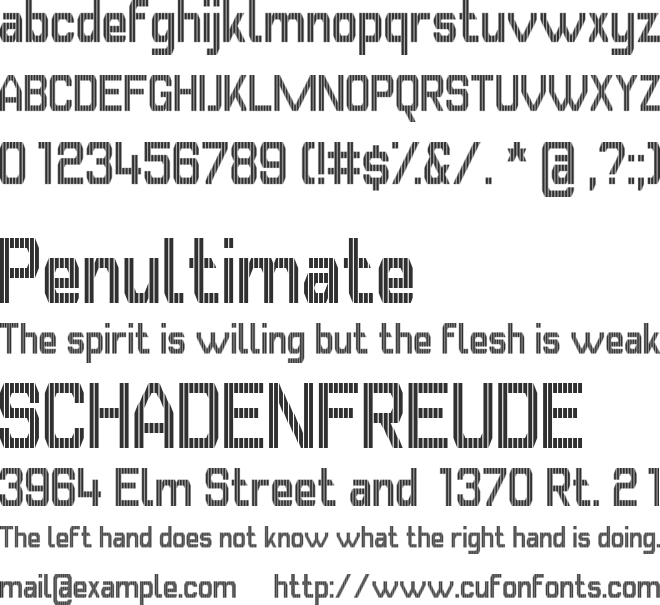 GVB Bus PID 13x8 font preview
