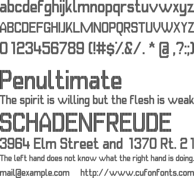 GVB Bus PID 13x8 font preview