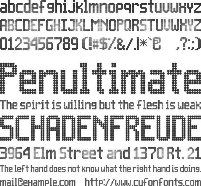 Inova 13x7 font preview