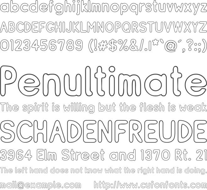 ReSiple font preview
