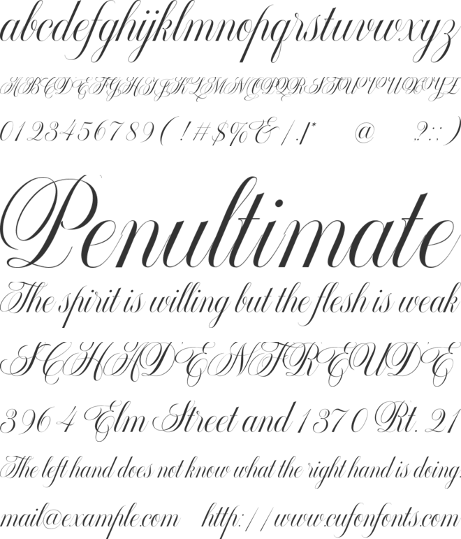 Radja Lover font preview