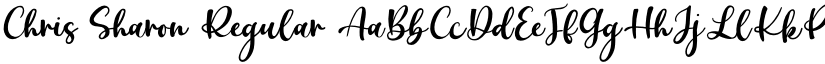 Chris Sharon font download