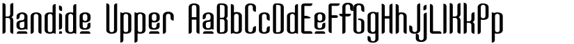 Kandide Upper font