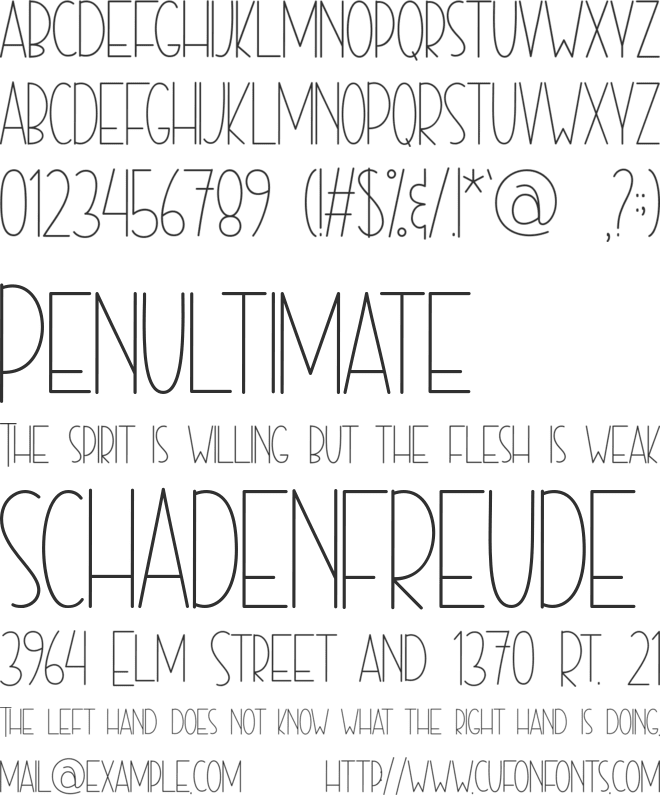 February Right - Personal Use font preview