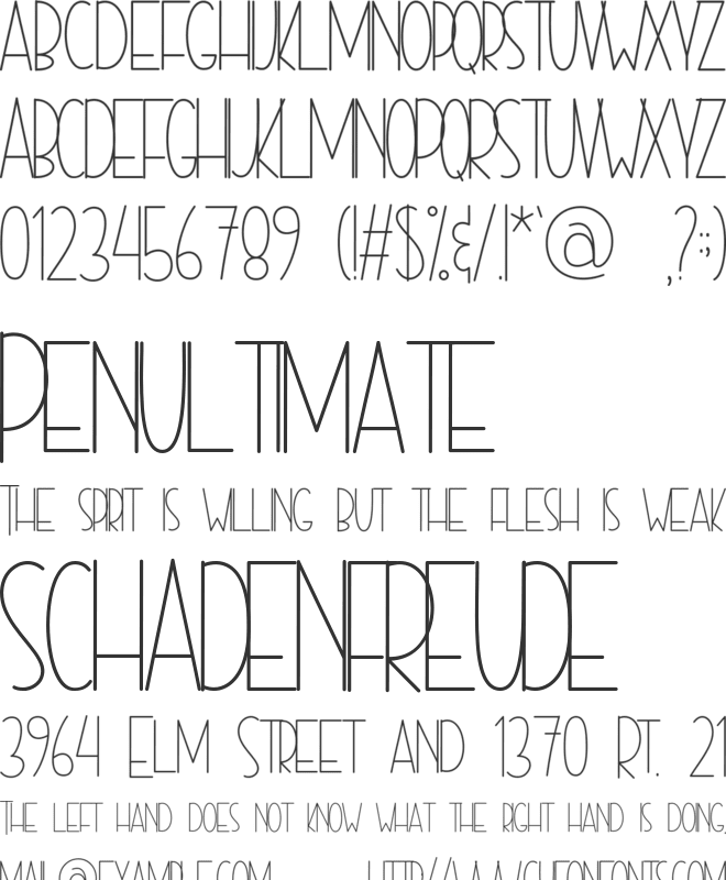 February Right - Personal Use font preview