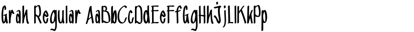 Grah Regular font