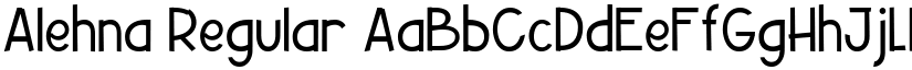 Alehna Regular font