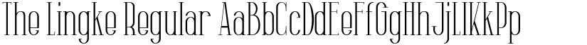 The Lingke Regular font