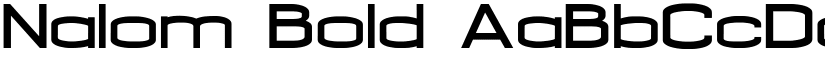Nalom Bold font