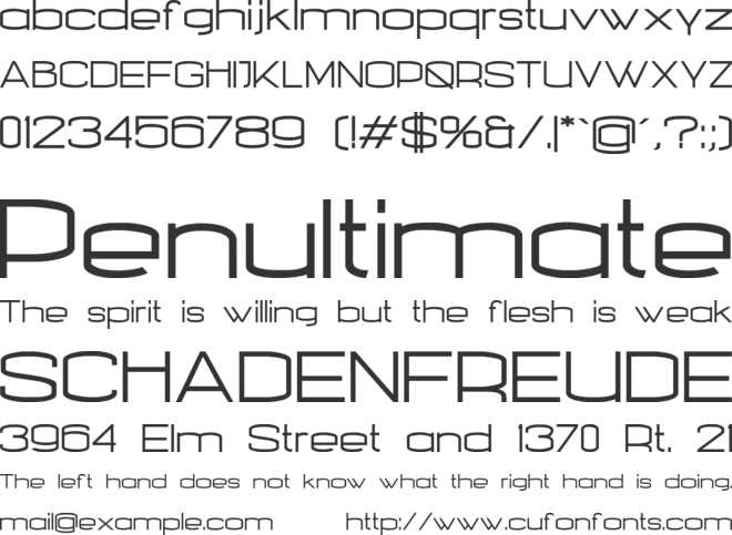 Nalom font preview