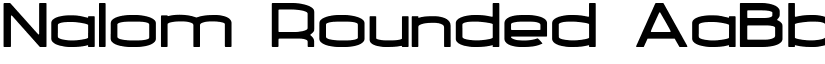 Nalom Rounded font