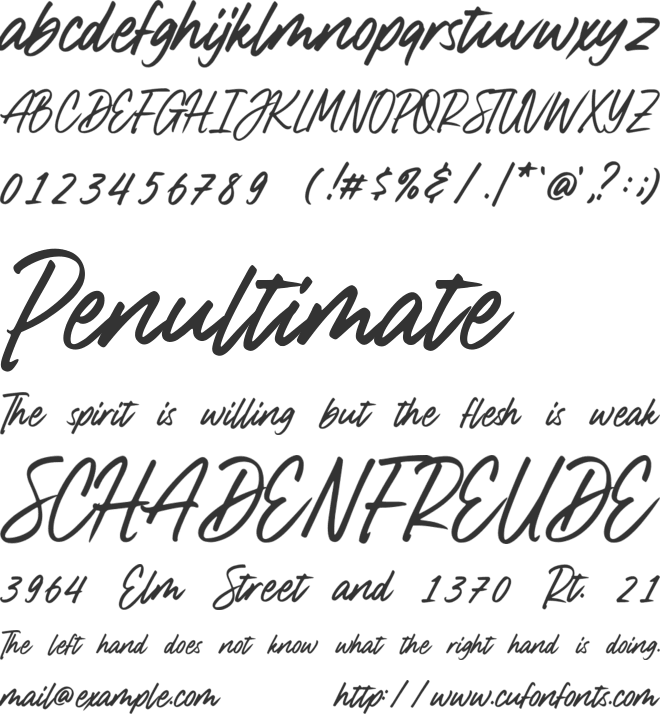 Jaqartall font preview