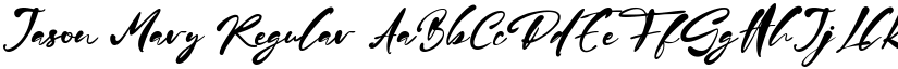 Jason Mary Regular font