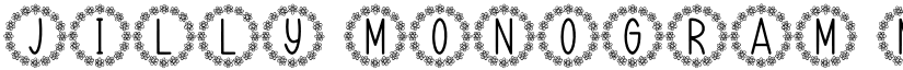 Jilly Monogram Monogram font