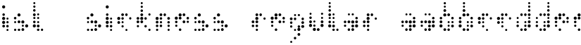 ISL_Sickness font download