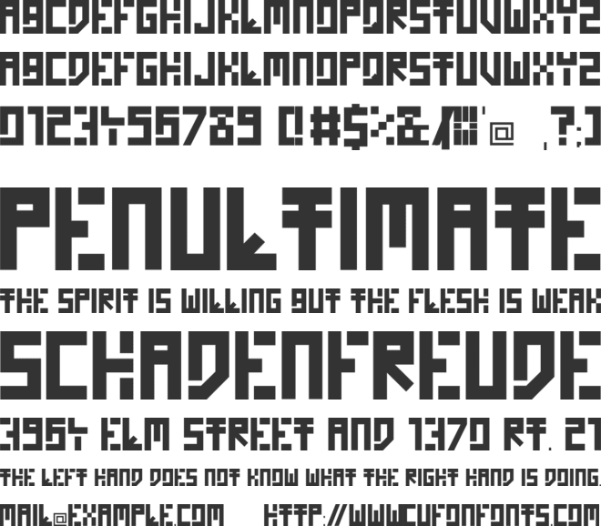 Homo Novis font preview