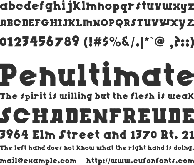 Insight Issue font preview