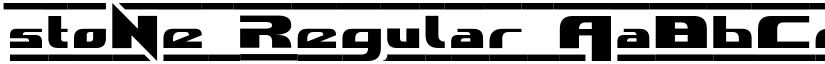stoNe Regular font