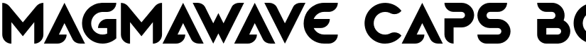 Magmawave Caps Bold font