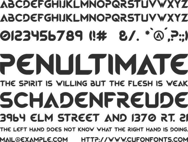 Magmawave Caps font preview