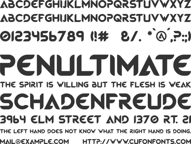 Magmawave Caps font preview