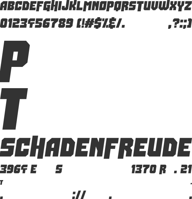 Many Years Ago font preview