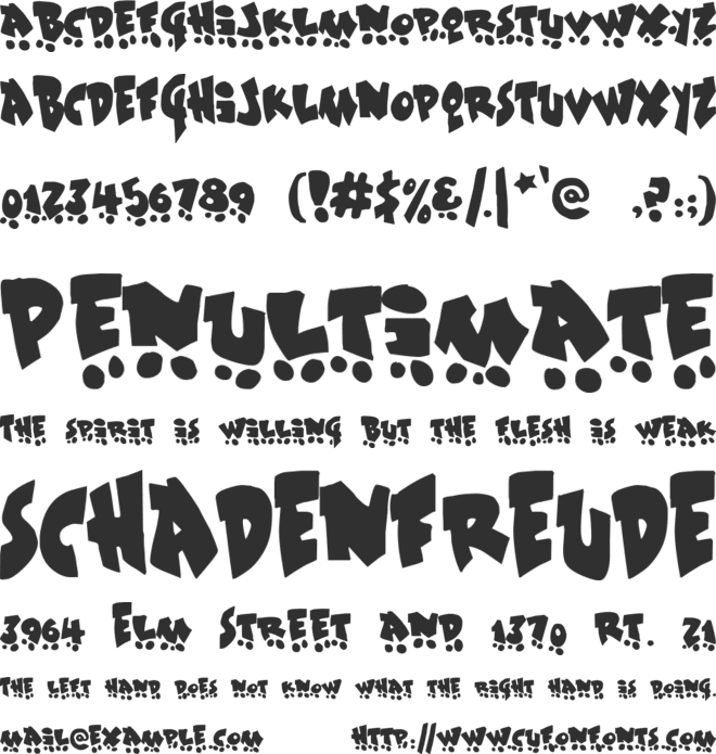 Sk8 or Dye font preview