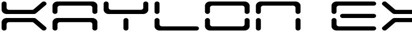 Kaylon Expanded Expanded font