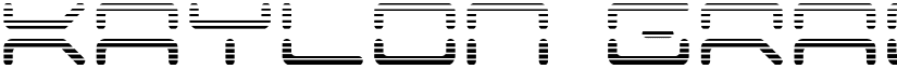 Kaylon Gradient Regular font