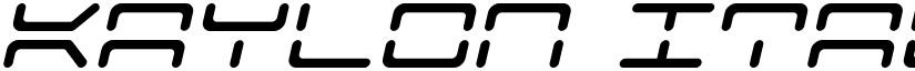 Kaylon Italic Italic font