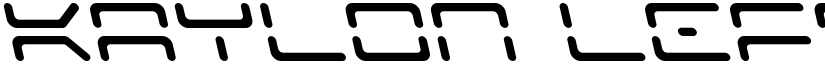 Kaylon Leftalic Italic font