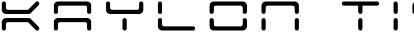 Kaylon Title Regular font