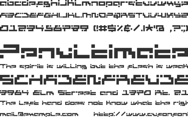 Fluctuate Prediction font preview