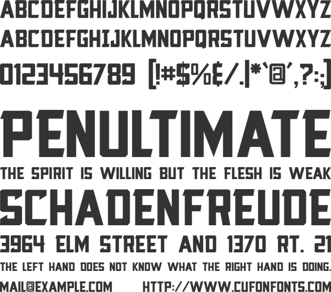 Blocktastic font preview