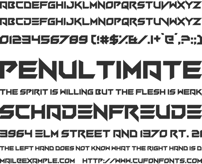 Vermin Vibes V font preview