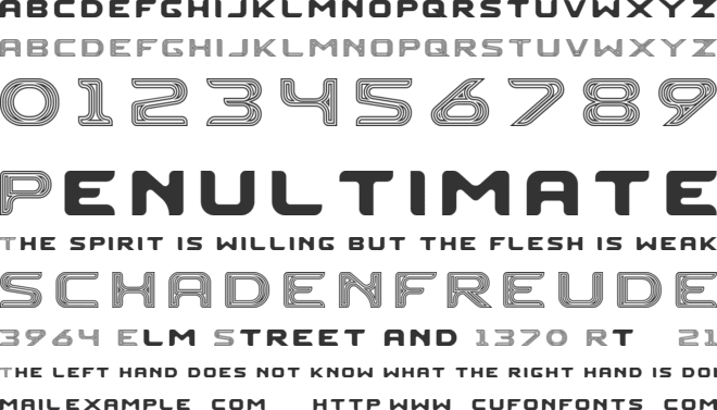 SwampDog font preview