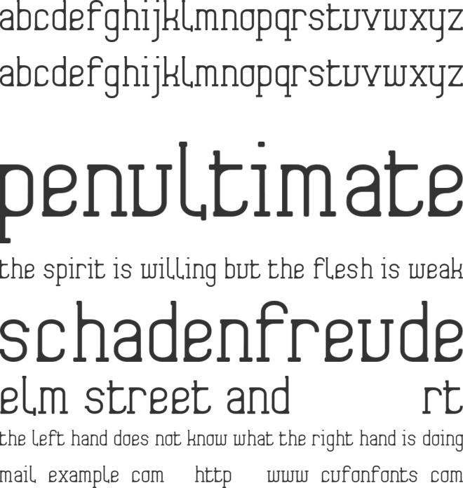 Frida01 font preview