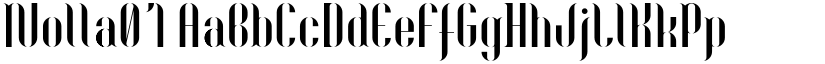 Nolla01 font
