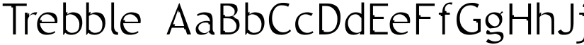 Trebble font download