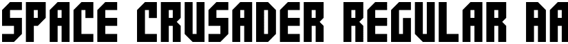 Space Crusader Regular font