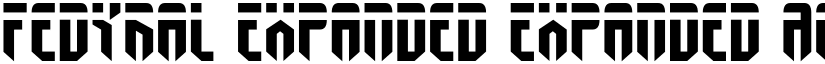 Fedyral Expanded Expanded font