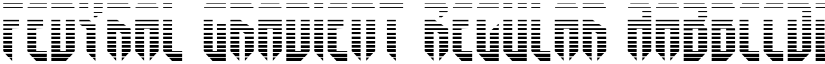 Fedyral Gradient Regular font