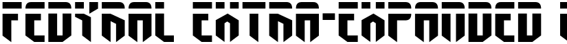 Fedyral Extra-Expanded Extra-Expanded font