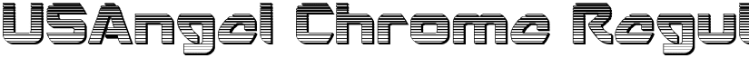 USAngel Chrome Regular font
