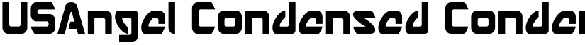 USAngel Condensed Condensed font