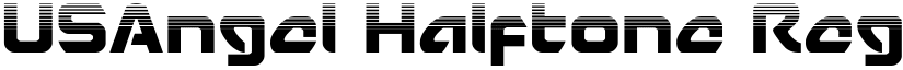 USAngel Halftone Regular font