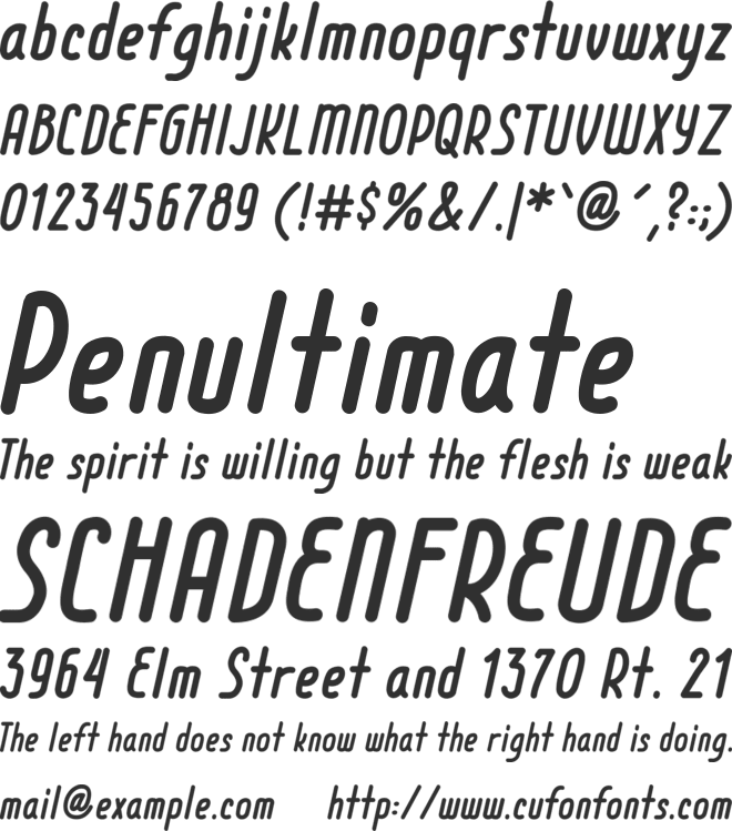 Cell 63 font preview