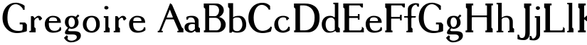 Gregoire font