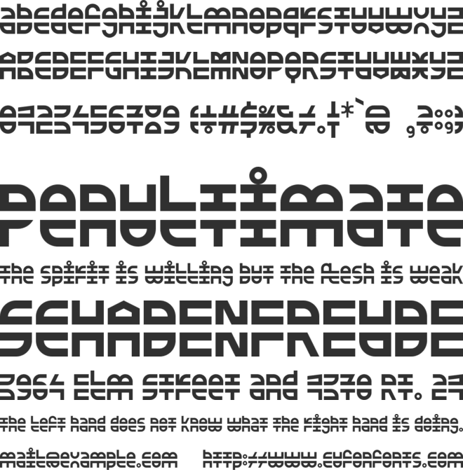 KD Extra Fontestrial font preview